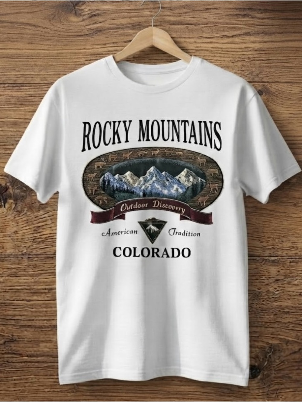 Rocky Mountains Colorado Outdoor Discovery National Park Gildan T-Shirt